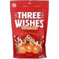 Three Wishes, Begrūdė granola, klevų traškučiai, 227 g