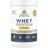 Ancient Nutrition, Išrūgų baltymų ir riebalų deginimo mišinys, vanilės ir cinamono, 572 g