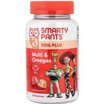 SmartyPants, „Kids Plus“, multivitaminų ir omega-3 guminukai, „Žaislų istorija 5“, citrinų, apelsinų bei braškių ir bananų skonio, 60 guminukų