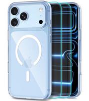 Skaidrus dėklas + stikliukas Apple iPhone 17 Pro / 18 Pro telefonui "Tech-Protect Flexair Hybrid Magsafe + Glass 2-Pack"