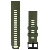 GARMIN QuickFit Band 22mm, Olive Drab / Citron Silicone Band priedas 010-14507-01
