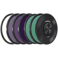 Freewell M2 Series FW-77M2-5PACK, 77mm, 5 filtrų rinkinys, ND8/ND64/ND1000/CPL/UV, magnetinis adapteris, objektyvo gaubtas, dėklas
