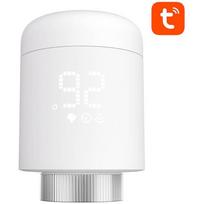 Avatto TRV16 Zigbee Tuya išmanusis termostato radiatoriaus vožtuvas, 7.7cm, 5.15cm, 2xAA, IP20, -10-40°C, ekranas, kompaktiškas