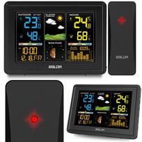 Baldr BD-907 meteorologinė stotelė su ekranu, juoda