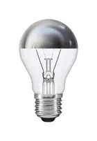 Įprasta kaitrinė lemputė 100W GLS Sidabrinė viršutinė E27