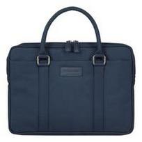 Dbramante1928 Krepšys D Bramante Stelvio Slim Bag Pure – nešiojamojo kompiuterio iki 14'' krepšys iš natūralios odos, tamsiai mėlyna