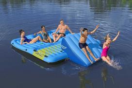 HYDRO-Force Island + Slide 376x311cm BestWay