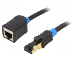 Extender Ethernet | S/FTP | Cat 6 | RJ45 socket,RJ45 plug | OFC | 2m