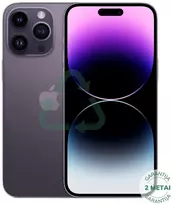 Apple Atnaujintas iPhone 14 Pro Max Deep Violetinė 128GB (būklė kaip naujas)