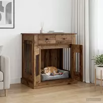Šunų narvas baldams Sendintos medienos 80 x 47,5 x 80 cm