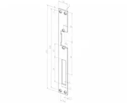Elekrinė sklendės juosta EFF EFF - ASSA ABLOY 02140
