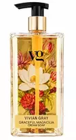 Vivian Gray Skystas rankų muilas Graceful Magnolia kreminis muilas 350 ml