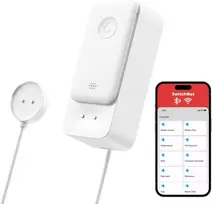 SwitchBot vandens nuotėkio detektorius Wi-Fi su 1 m jutiklio kabeliu, IP67, W4402010