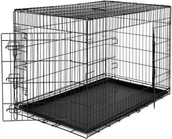 lionto sulankstomas metalinis transportavimo narvas šunims ir katėms 122 × 75 × 81 cm DC00495