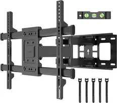 BONTEC sieninis televizoriaus laikiklis 32–84 col., VESA 600 × 400 mm, iki 60 kg, CT-135B