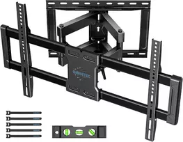BONTEC televizoriaus sieninis laikiklis 37–85 col., iki 60 kg, VESA 600 × 400 mm, CT136-FBA