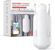 SwitchBot išmanusis užuolaidų atidarytuvas U formos bėgeliui, 16 kg, Bluetooth, W2400000