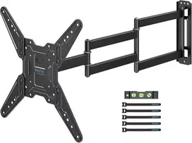 BONTEC sieninis televizoriaus laikiklis 26–65 col., iki 35 kg, VESA 200 × 200–400 × 400 mm, CT140L-FBA