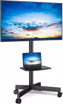 Rfiver mobilus televizoriaus stovas su ratukais 27–60 colių ekranams, VESA 400 × 400 mm, MT2004