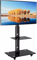 BONTEC mobilus televizoriaus stovas su ratukais 30–70 colių, VESA 600 × 400, FITW-2