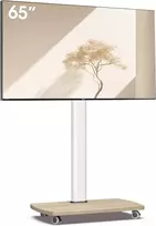 AOKCOS mobilus televizoriaus stovas su ratukais 32–65 col., VESA 100 × 100–400 × 400 mm FTC140567-EU