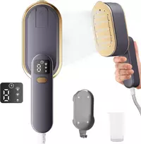 Exsivemy kelioninis rankinis garinis lygintuvas 2000 W su LCD ekranu, 150 ml, 0002