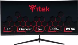 iTek lenktas 30 colių UltraWide VA monitorius 2560 × 1080, 200 Hz ITMC30V201FHD