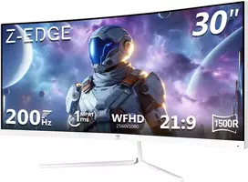 Z-Edge lenktas žaidimų monitorius 30 colių, 2560 × 1080, 200 Hz, 1 ms, UG30P