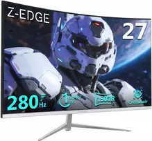 Z-Edge lenktas žaidimų monitorius 27 colių FHD 280 Hz 1 ms FreeSync UG27P-W