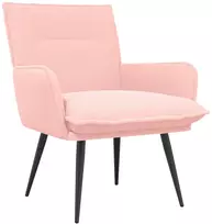 Fotelis Krėslas Rožinė Bouclé