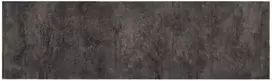 Virtuvės kilimas juodas betonas 150 x 45 cm 100% poliamidas