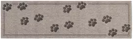 Virtuvės kilimas Pilkos pėdutės 300 x 60 cm 100% poliamidas