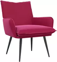Fotelis Vyno raudona Aksomas