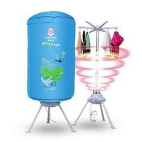 1000W 2 viename nešiojama elektrinė drabužių džiovyklė, buitinė sulankstoma UV sterilizavimo įranga, elektrinė greito džiovinimo spinta 66x66x165cm1 dangaus mėlyna spalva