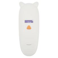 RFID Electronic Tag Reader Pet Microchip Scanner Rechargeable Handheld for Resource Management Railway Inspection white