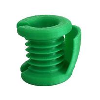 Yousheng Finger Crochet Guide 3D Printed Yarn Guide Finger Holder Plastic Thread Guide Crochet Helper for Crocheters Knitters green