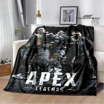 3D Games Apex Legends Printed Blankets Fashion Warm Blanket Soft And Comfortable Blanket Home Travel Blanket Birthday Gift 75x90cm gray