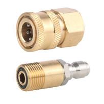 Anti Corrosion 1/4 Inch Quick Connect M18x1.5 Copper Pressure Washer Adapter 1 beige