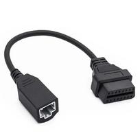 OBD 2 kabelis, skirtas Hon-da 3 kontaktų OBD1 adapteriui OBD2 OBDII, skirtas Hon-da 3 kontaktų 16 kontaktų jungties suderinamas diagnostikos įrankis juoda