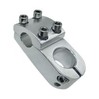 BMX Bike Stem 22.2 Handlebar Stem Cycling Accessories Aluminum Alloy Component Premium 28.6mm 1-1/8 for Fixed Gear Downhill gray
