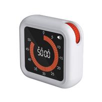 Kid Friendly Digital Visual Countdown Timer, Rechargeable, Customizable Display&Sound Level, Suitable for Easy Placement 1 balta