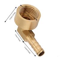 1pcs 90 Degree Barb Hose Fitting Female Threaded Hose Barb Fitting Elbow  Fuel/Water/Oil/Gas/Air 10mm