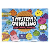 Dumpling Squishy Advent Calendar 24 Days Christmas Countdown Calendar Stress Relief Squeeze Toy for Adults Teens Xmas Gift 10.63x7.48x1.38 inch