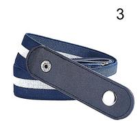 Diržas be sagties džinsams, kelnėms, suknelėms, elastingas juosmens diržas A3 gray