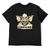 Gremlins Monster T-Shirt vintage clothes vintage Clothing mens t shirts S juoda