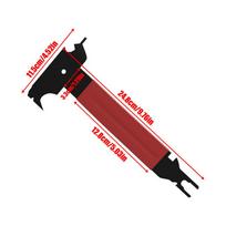 Trim Panel Removal Tool Steel Handle Pliers Door Panel Removal Tool for Truck Tractor Automobile Body Interior Repair Parts black