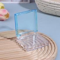 1 Pcs Blue/White/Transparent Double Layer Press On Nail Tips Box For Personal&Salon Packing,Display Case Can Store Accessories mėlyna