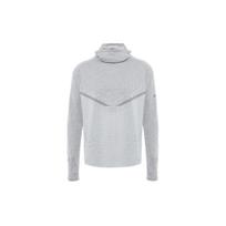 Men's Nike Therma-fit Adv Division Logo Printing Solid Color Hooded Long Sleeves Smoke Grey T-Shirt DD6111-010 XL gray
