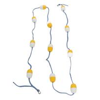 Float Lane Line 5M 7CM PVC Reuse Swimming Pool Safety Divider Rope for Indoor Swimming Pool Length: 5m/16.4ft white