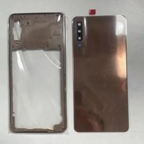 Full housing case for Samsung Galaxy A750 A7 2018 SM-A750F battery back cover glass phone housing middle frame cover auksas